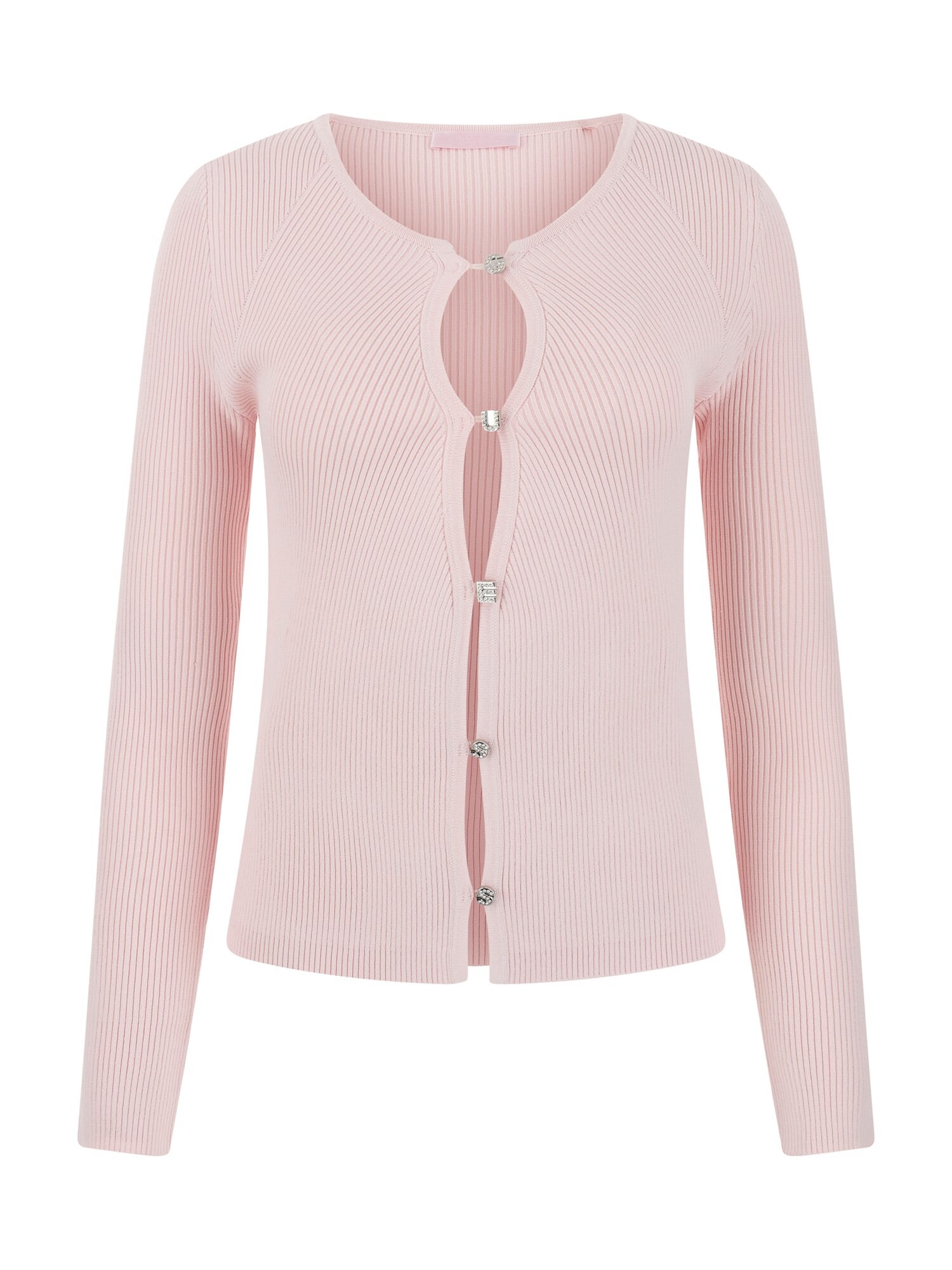 GUESS Geacă tricotată STELLA  roz