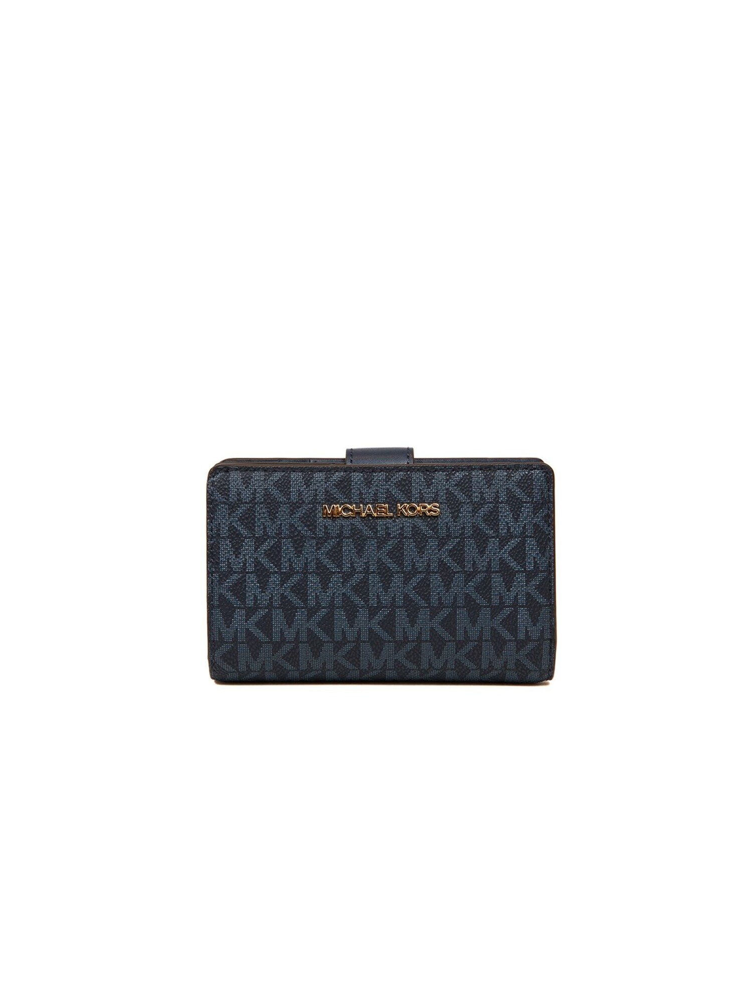 Michael Kors Cartera 'Novelty Medium Bi-Fold Zip Coin With Key Fob'  azul