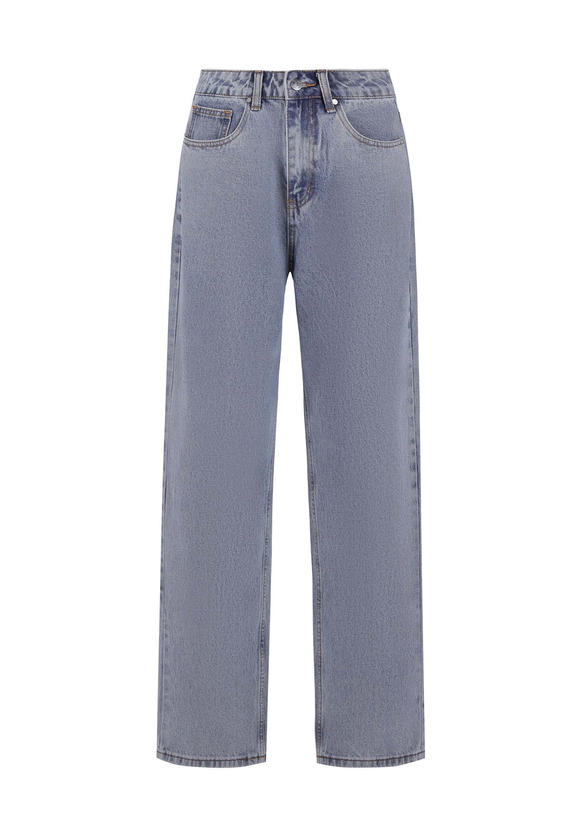 Ed Hardy Jeans 'Crystal Crawler' blå / blå denim / grön dam