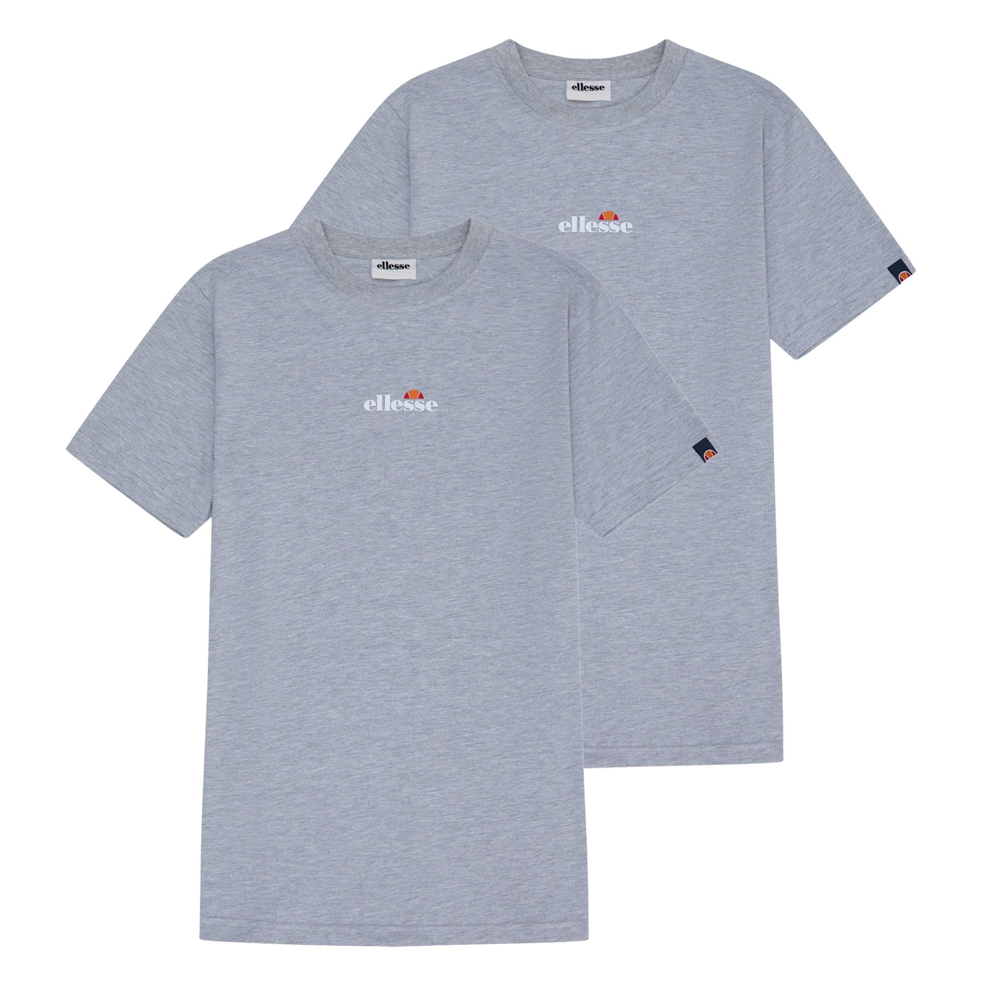 ELLESSE Camiseta  gris claro / rojo / blanco