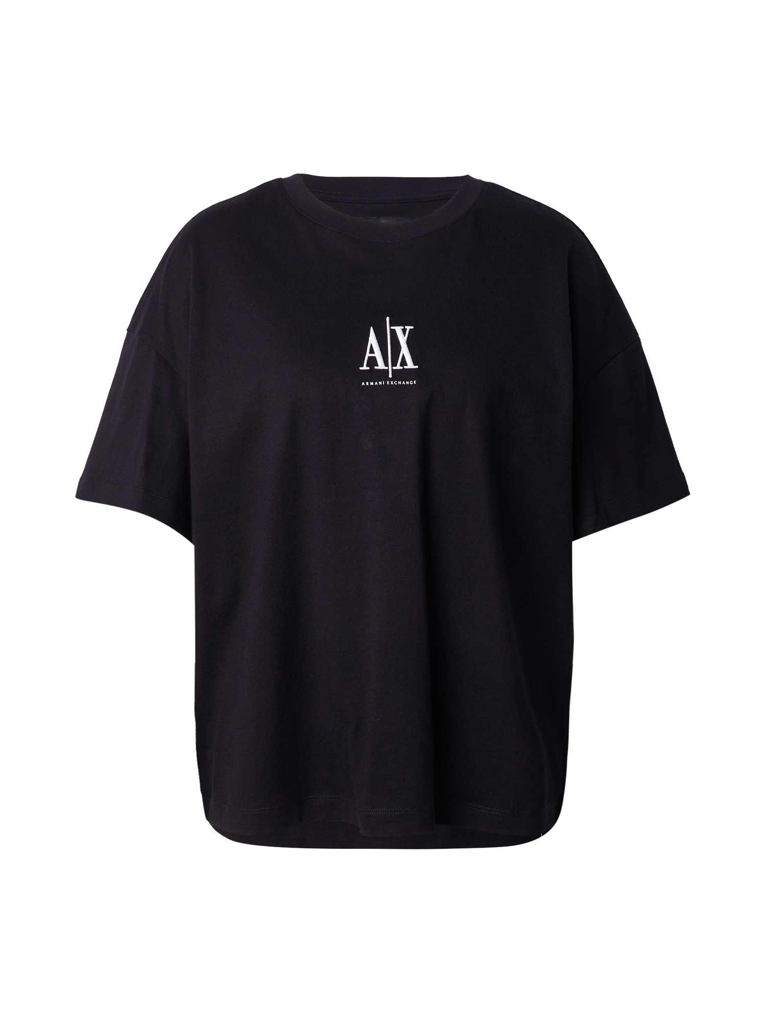 ARMANI EXCHANGE Tričko  čierna / biela