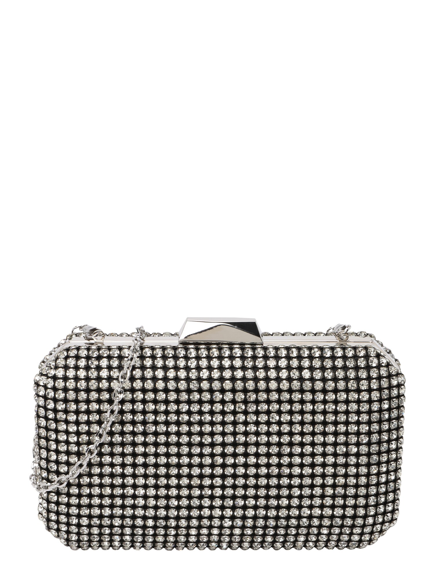 mascara Clutch  negru / argintiu