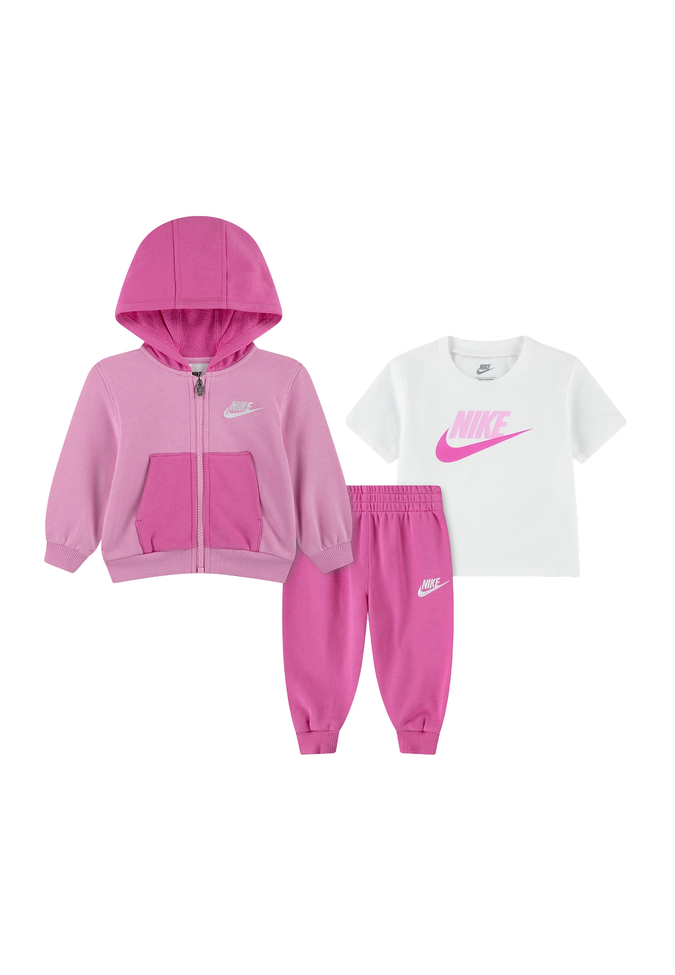 Nike Sportswear Set roz / roz eozină / alb
