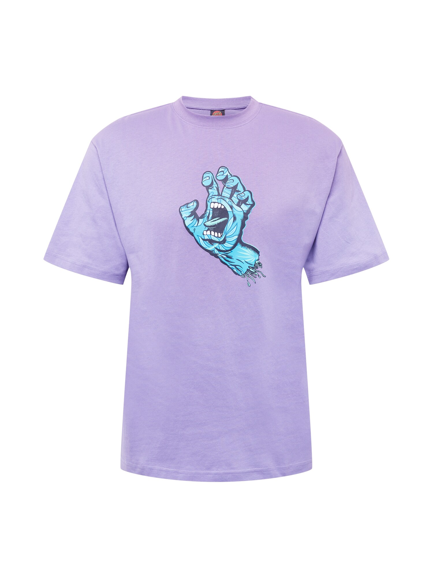 Santa Cruz Marškinėliai 'Cabana Hand' šviesiai violetinė / dangaus žydra / nakties mėlyna / balta / nefrito spalva