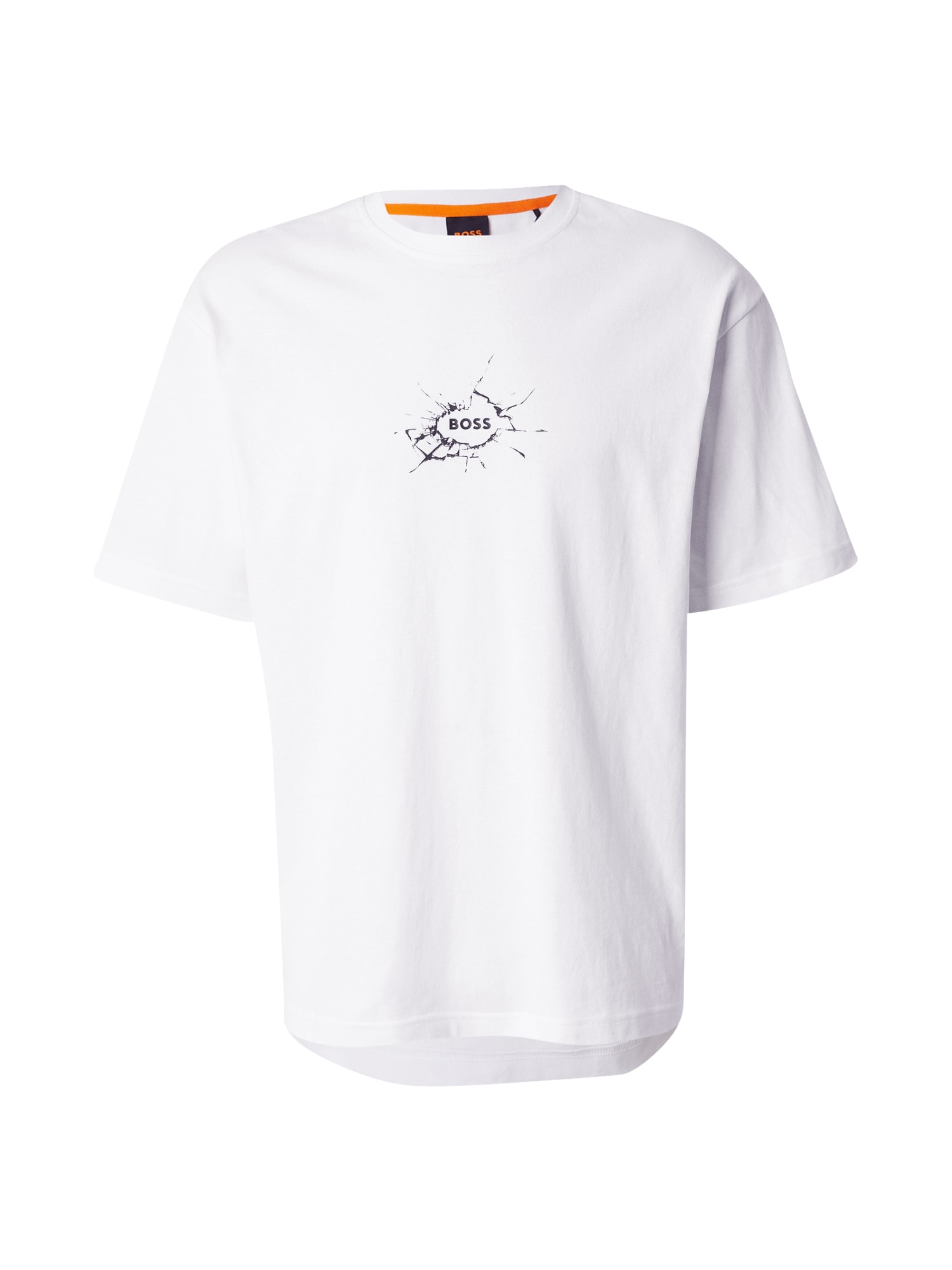 BOSS Tricou Voyage  negru / alb