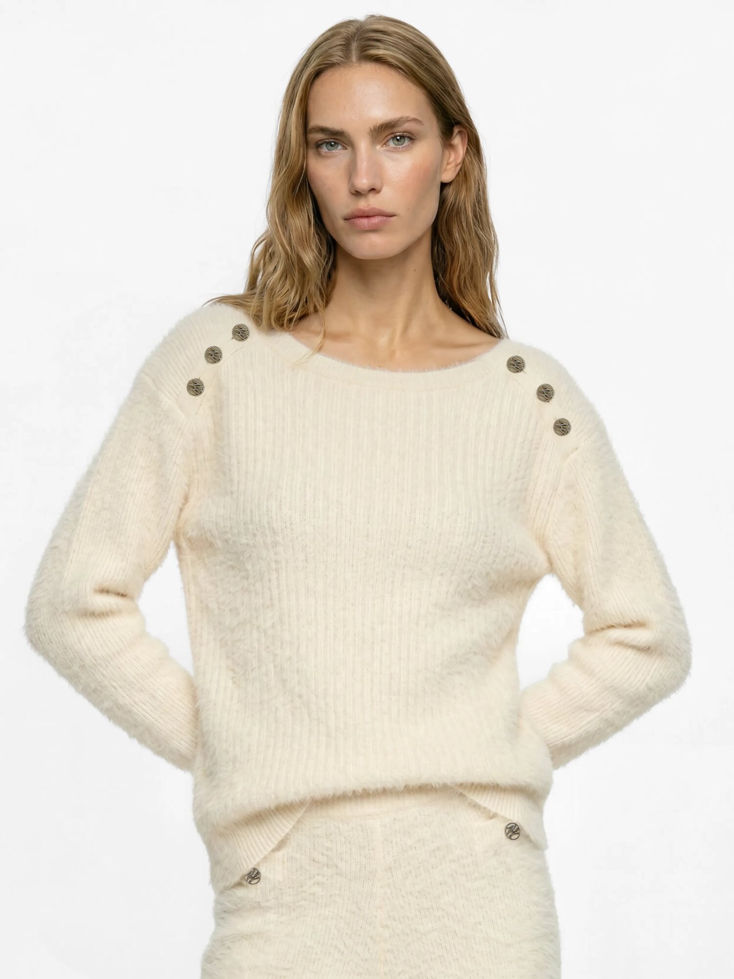 Karl Lagerfeld Jersey crema – imagen 3