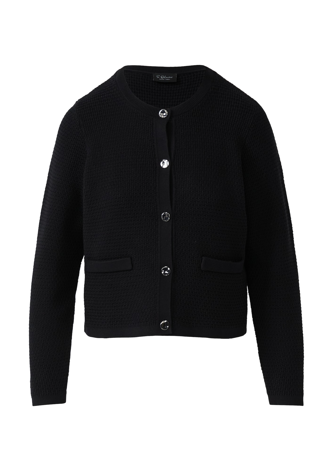 s.Oliver BLACK LABEL Kardigán čierna