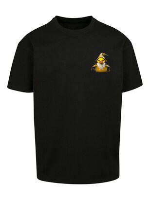 F4NT4STIC Shirt ‘Rubber Duck Wizard’ Gemengde kleuren / Zwart