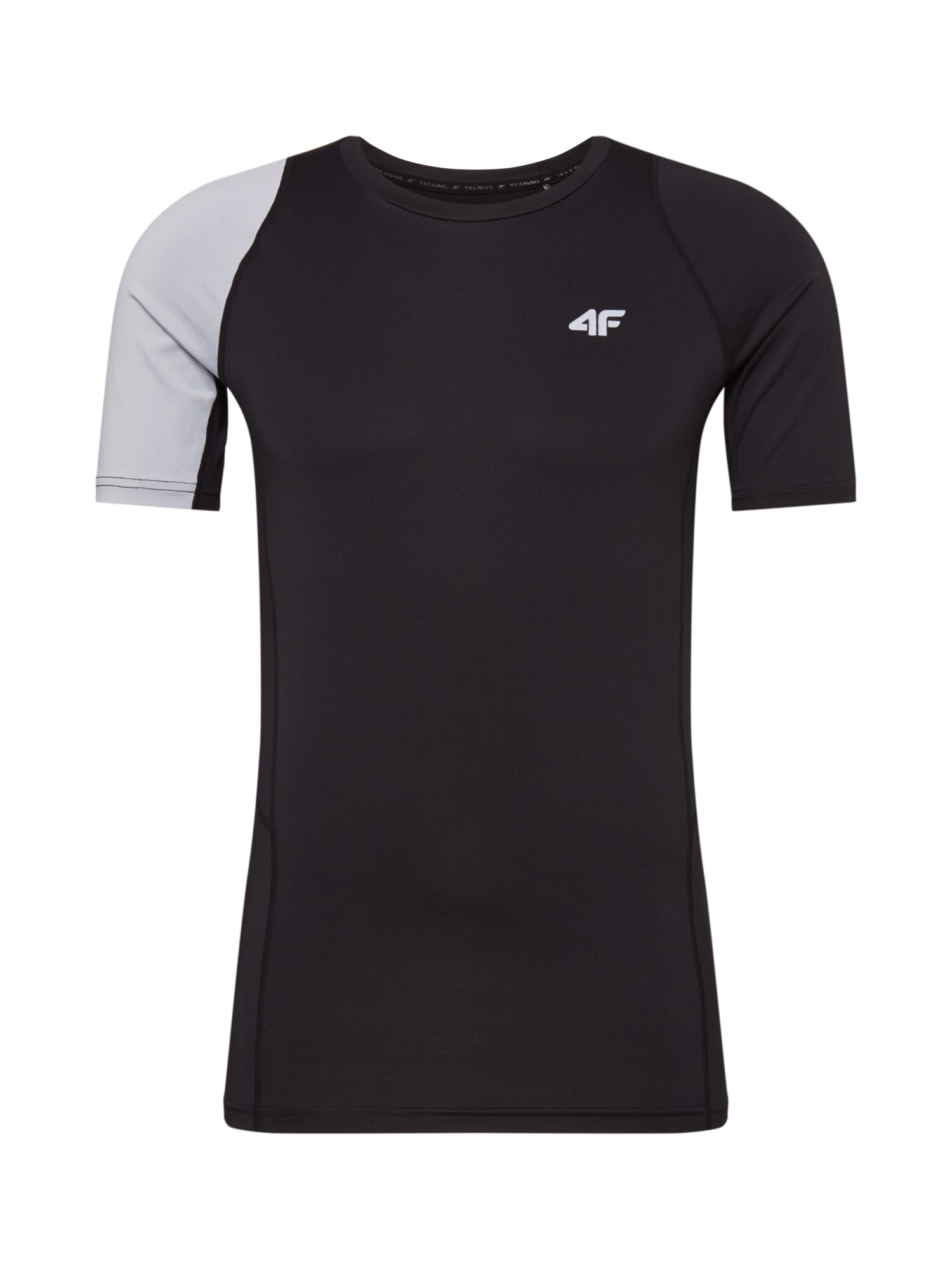 4F Sportiniai marškinėliai  juoda / šviesiai žalia