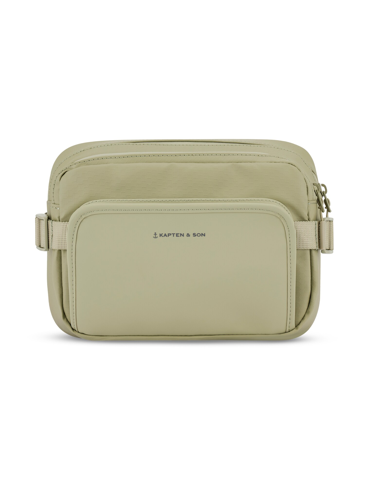 Kapten & Son Borsetă Lisbon  gri metalic / verde pastel