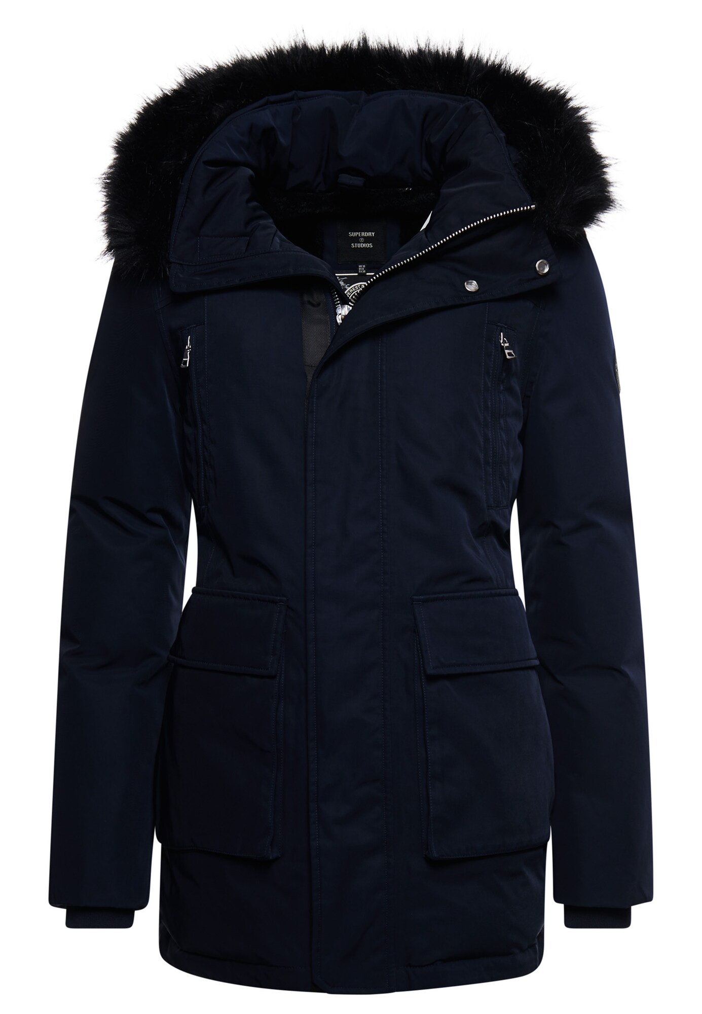 Superdry Zimná parka 'Everest'  námornícka modrá
