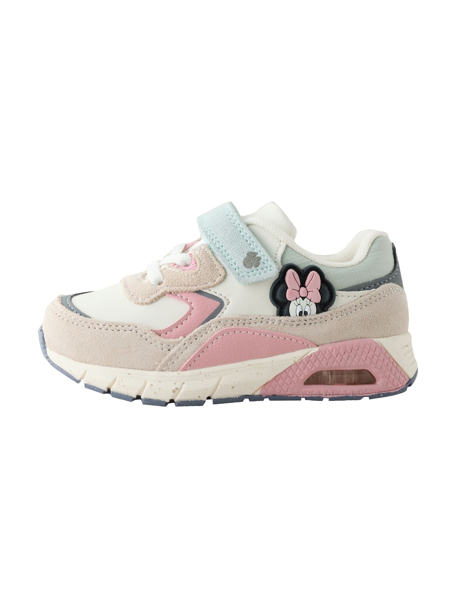 Next Sneakers 'Minnie Mouse' Ivoor / Lichtblauw / Rosa / Zwart