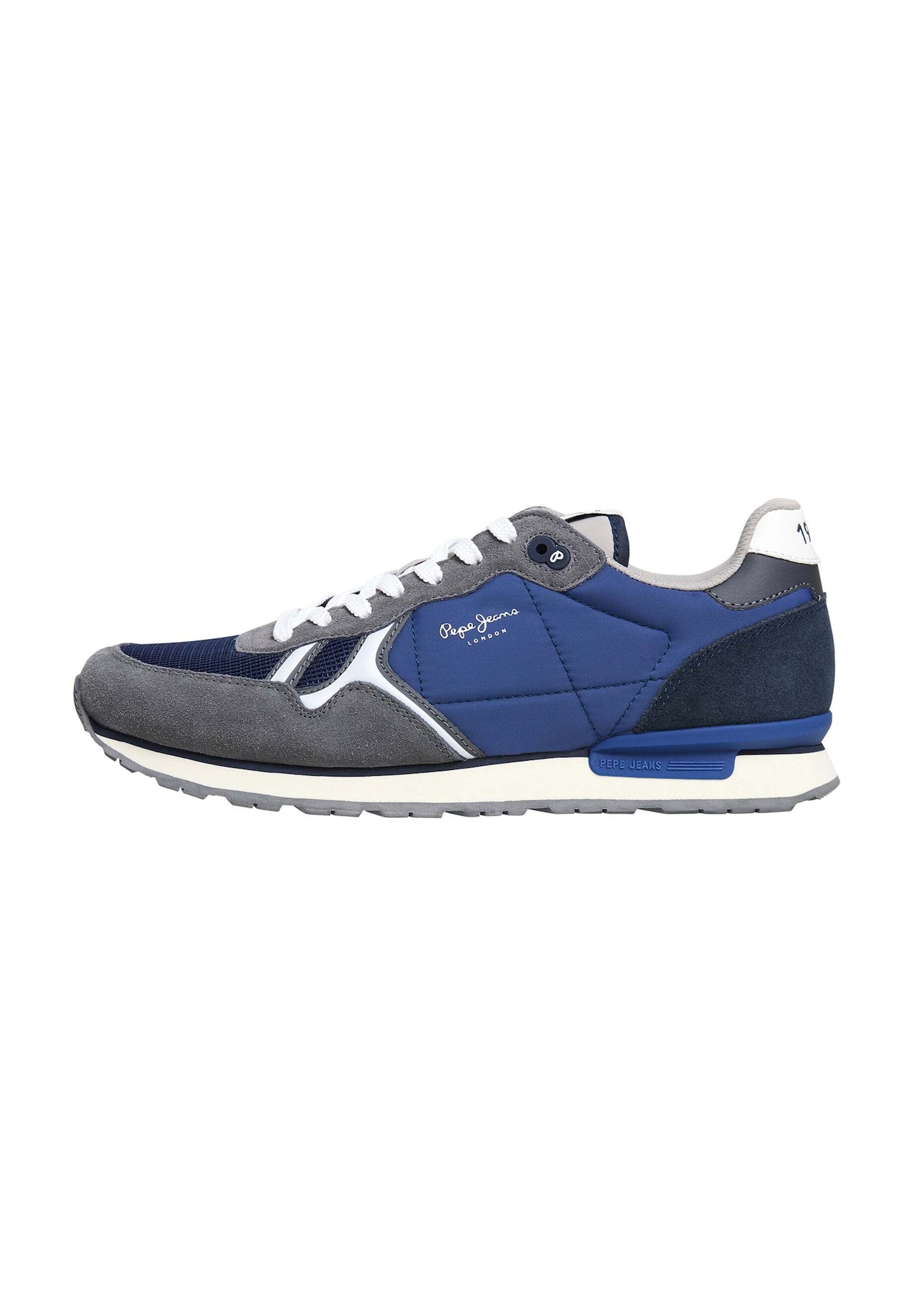 Pepe Jeans Sneaker low Brit  albastru / albastru noapte / gri / alb
