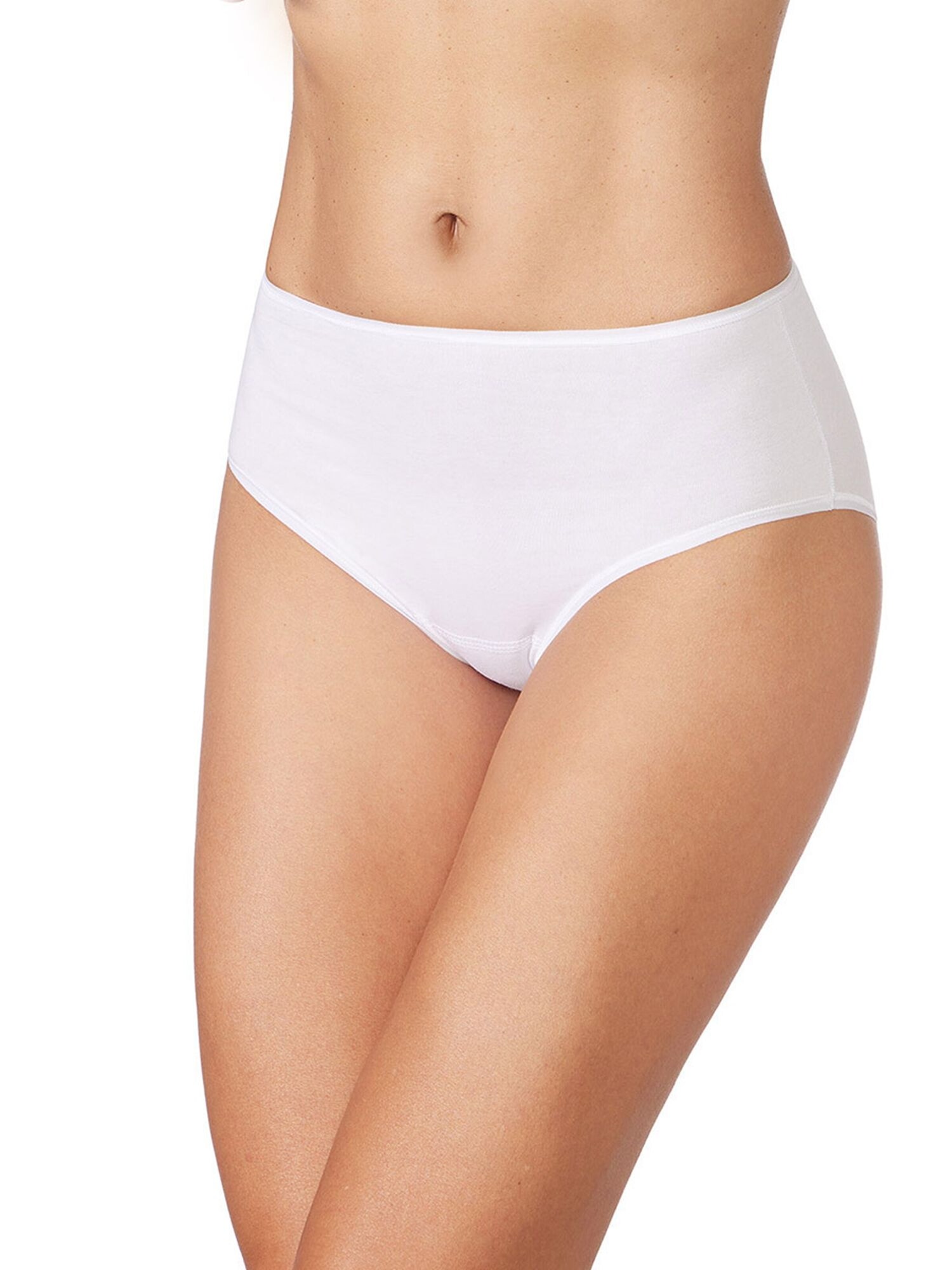 zd ZERO DEFECTS Panti 'Aurora high waist Organic cotton' blanco