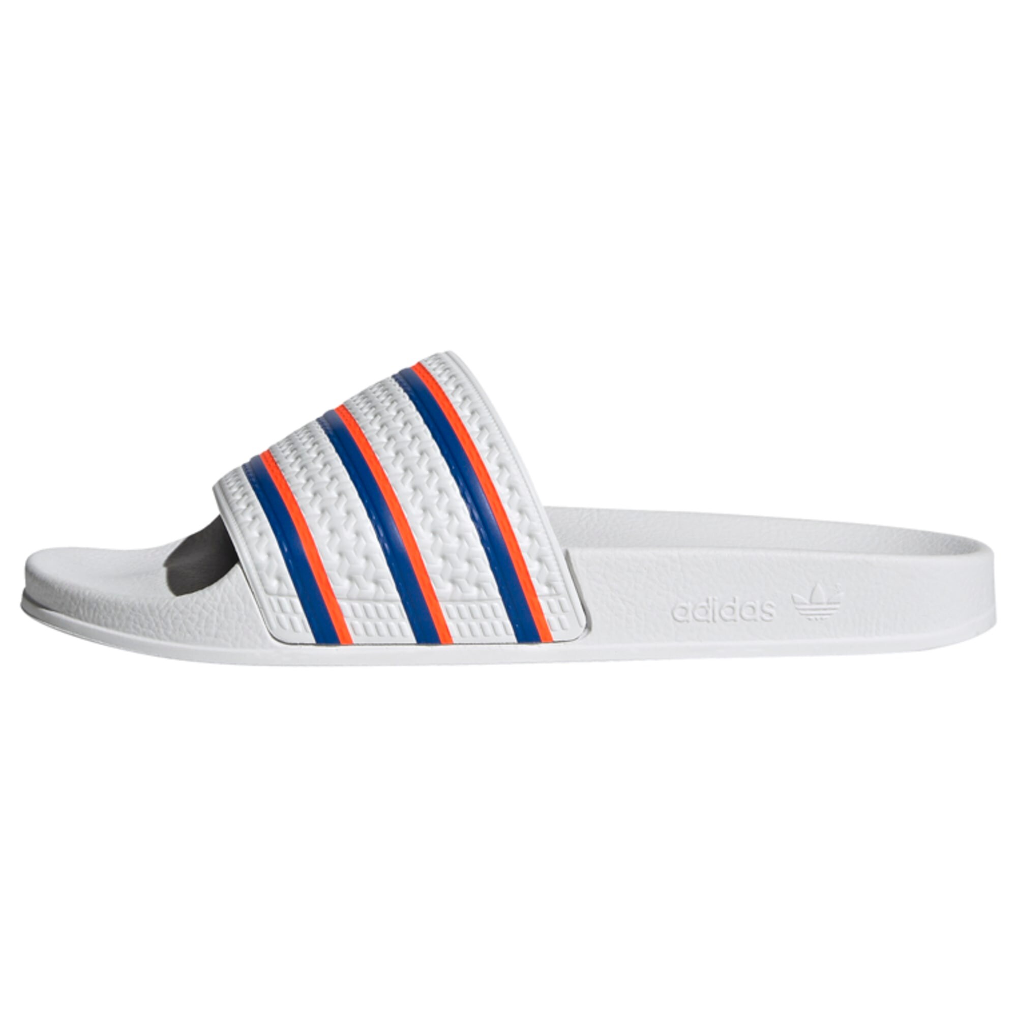 ADIDAS ORIGINALS Šlepetės 'Adilette'  balta / raudona / mėlyna