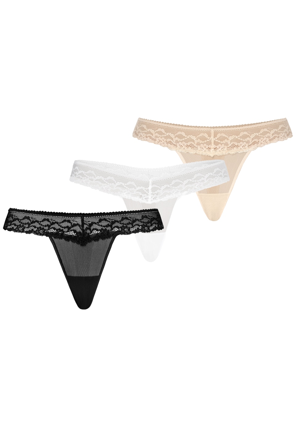 String 'Leo' beige / svart