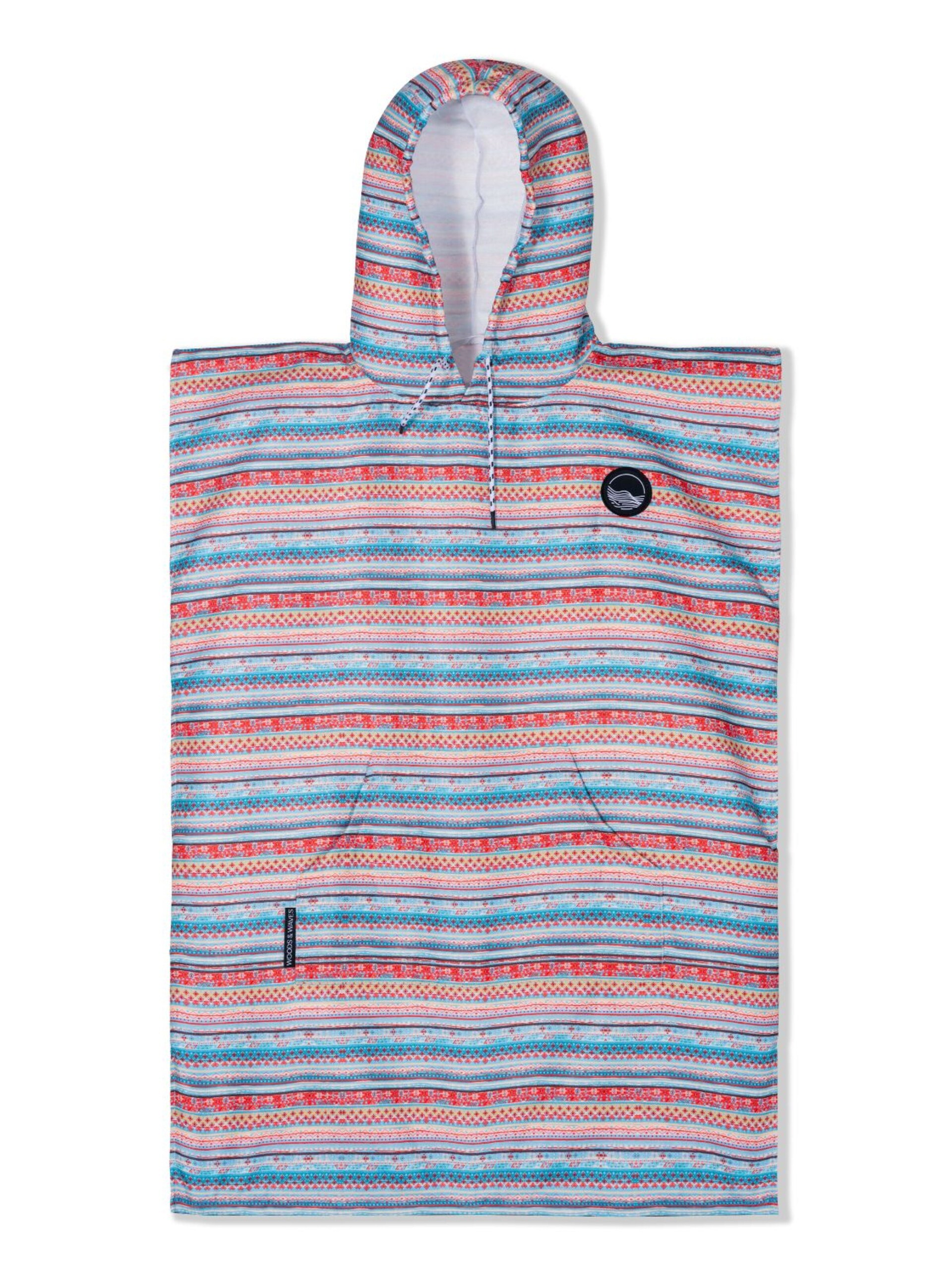 Woodsandwaves Badkappa kort 'Surf-Poncho'