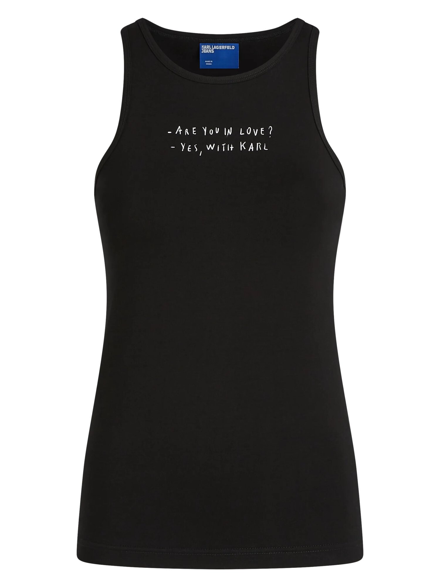 KARL LAGERFELD JEANS Top  KLJ X Pietro Terzini Tanktop  negru