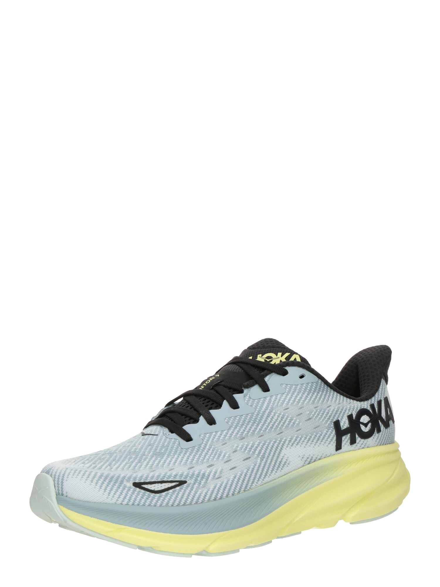 HOKA Futócipők 'CLIFTON 9'  galambkék / pasztellkék / sárga / fekete akciós termékkép 1