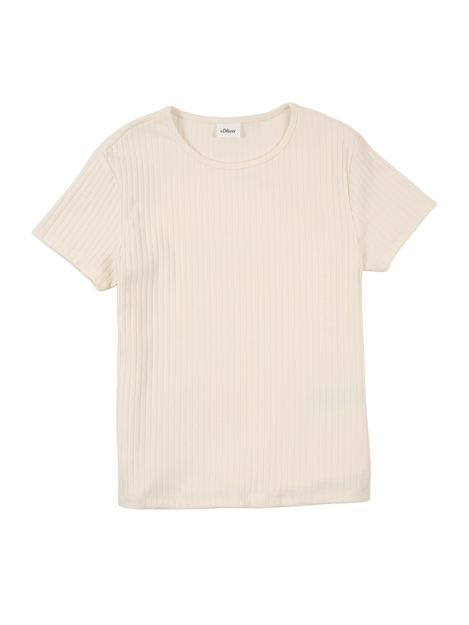 s.Oliver Tricou  alb natural