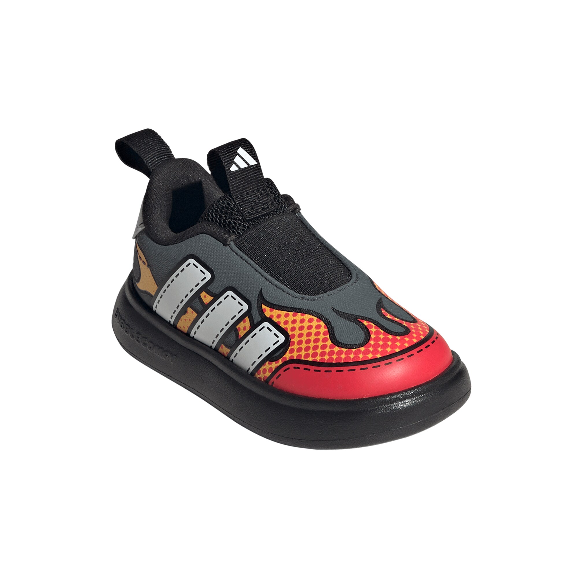 ADIDAS SPORTSWEAR Pantofi sport BUBBLECOMIC I  gri grafit / portocaliu deschis / roșu / alb