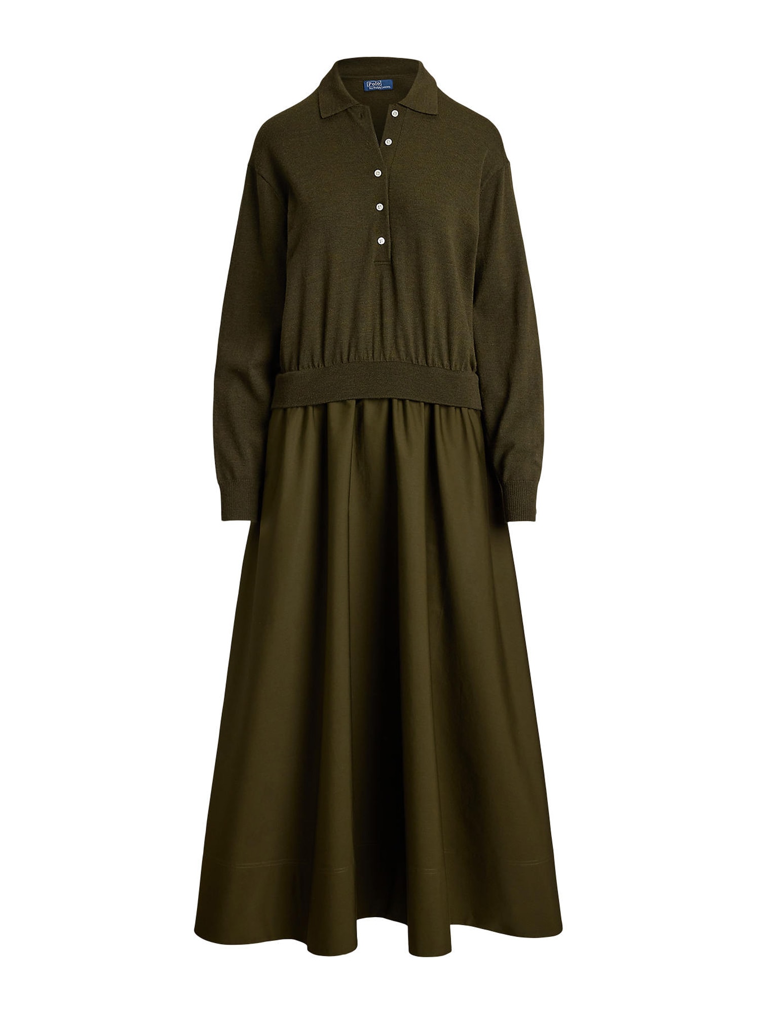 Polo Ralph Lauren Rochie tricotat oliv