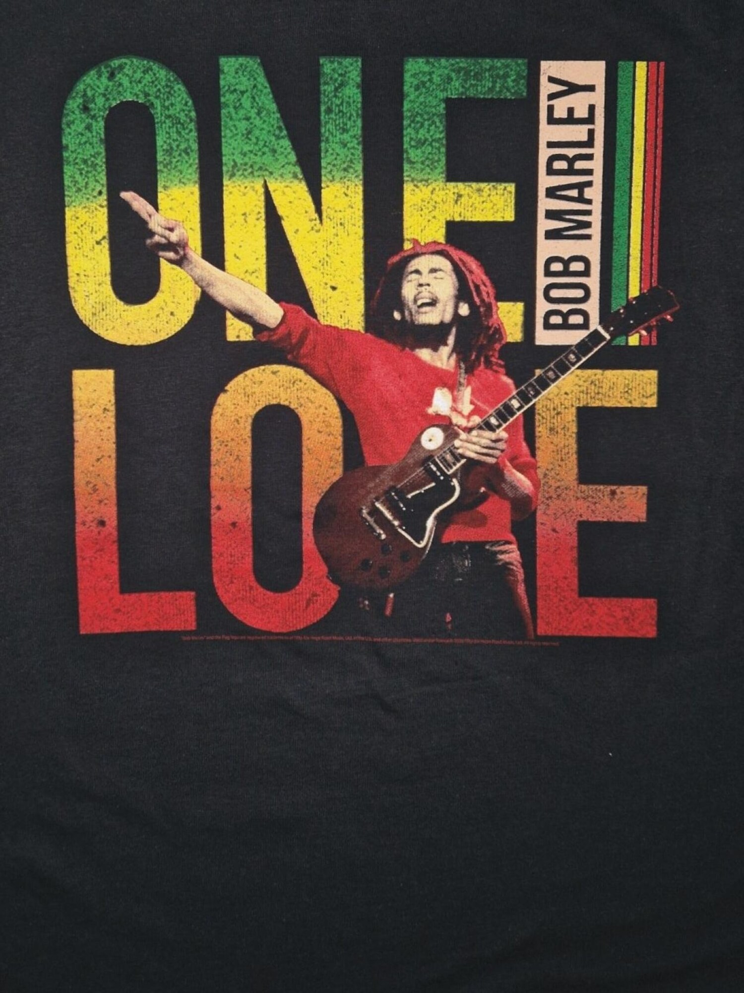 Bob Marley Camiseta 'Bob Marley One LoveT-Shirt'  negro – imagen 4