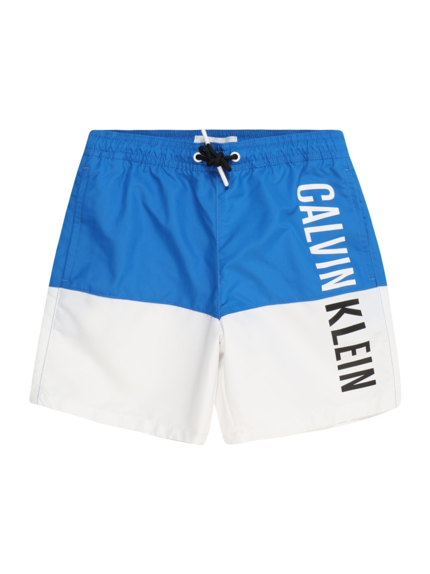 Calvin Klein Swimwear Шорти за плуване  синьо / сиво / черно