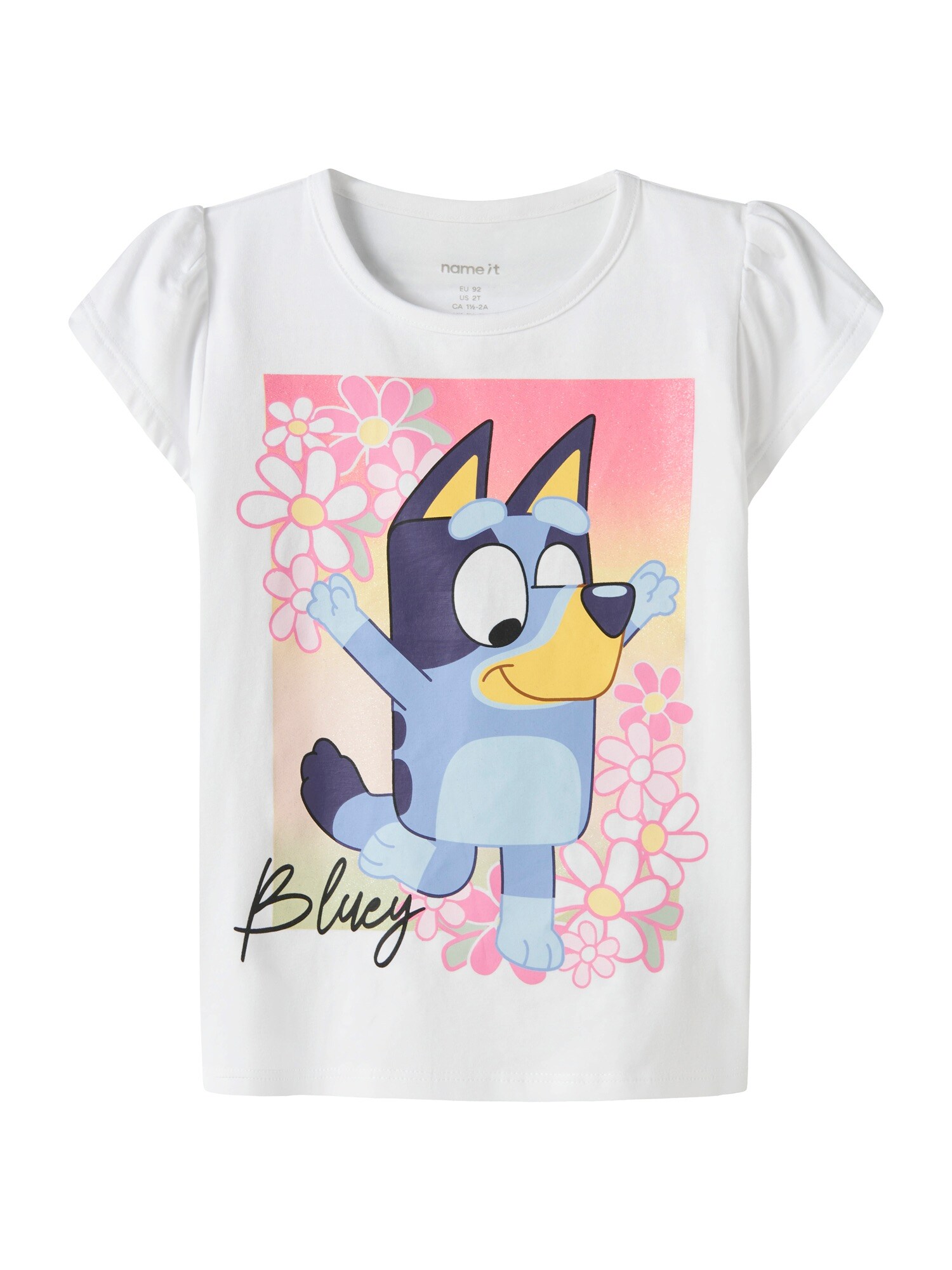 NAME IT Majica 'NMFMAKA BLUEY'  mornarska / svetlo modra / roza / bela