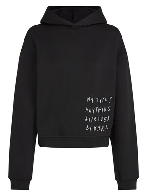 KARL LAGERFELD JEANS Sudadera ' KLJ X Pietro Terzini Boxy Kapuzenpullover '  negro
