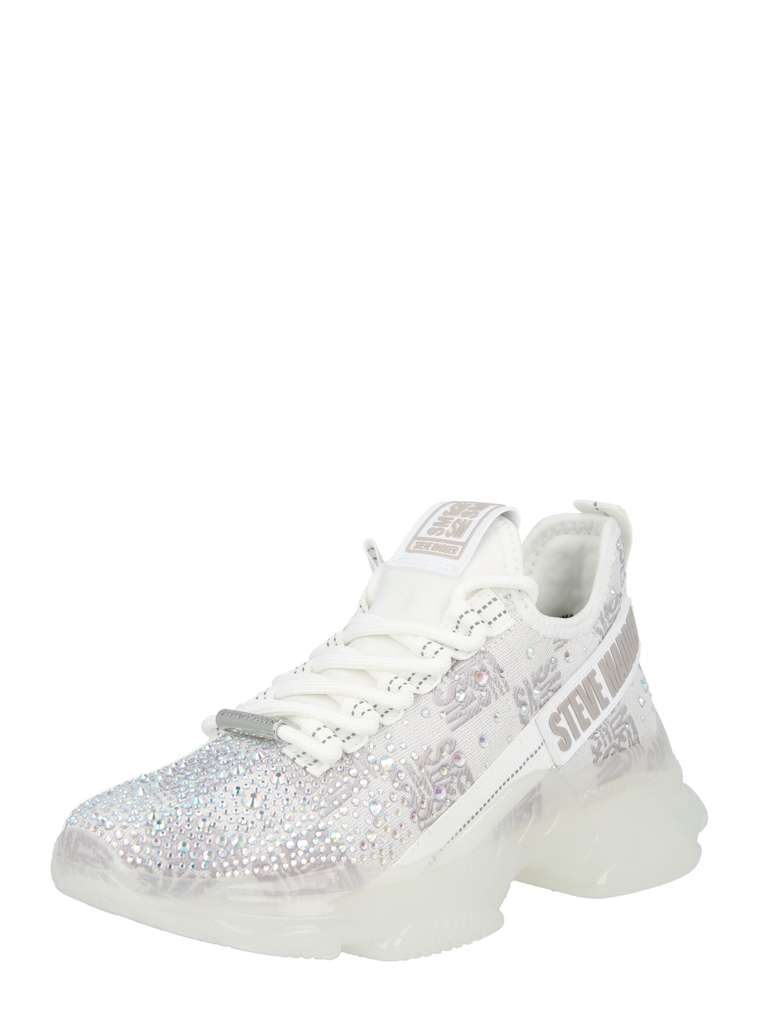 STEVE MADDEN Sneaker low Maxima  gri / alb