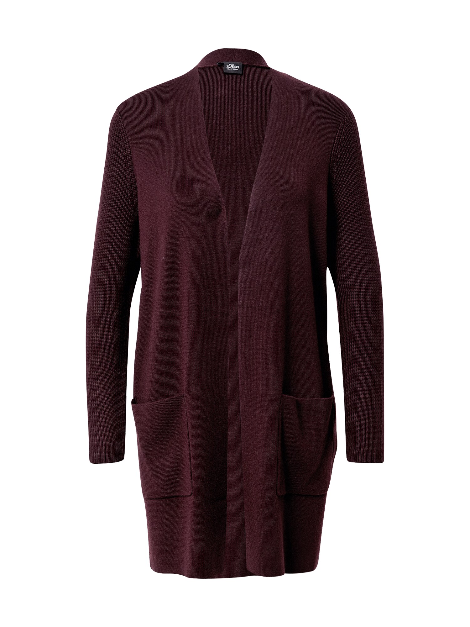 s.Oliver BLACK LABEL Kardiganas  vyno raudona spalva