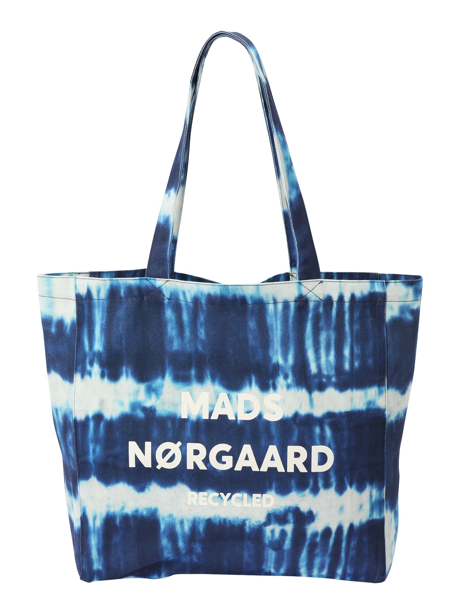 MADS NORGAARD COPENHAGEN Shopper táska  azúr / sötétkék / fehér