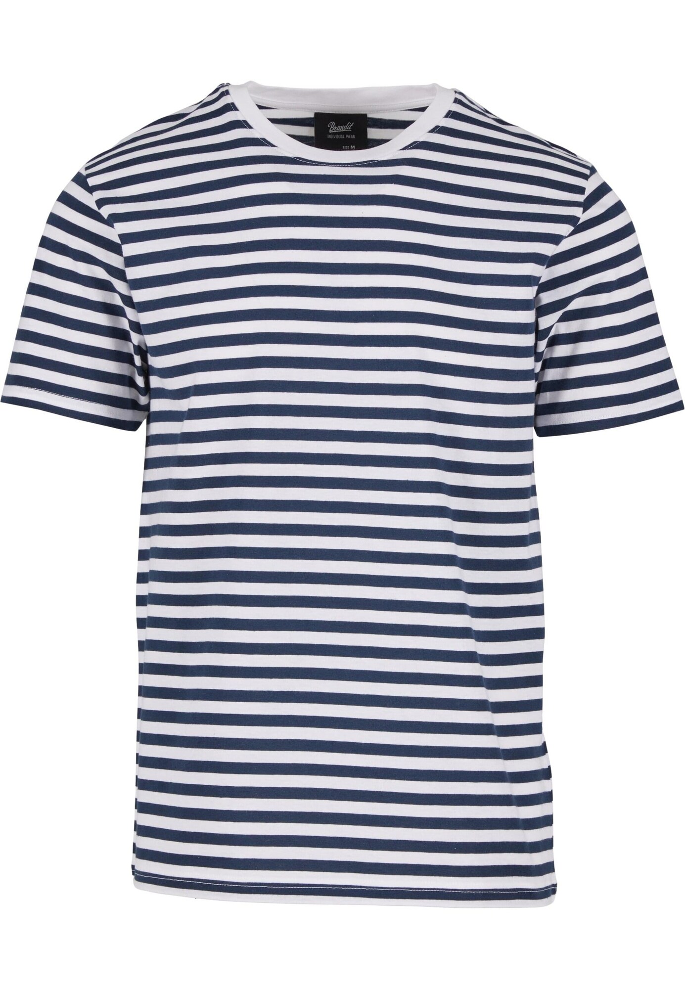Brandit Tricou  bleumarin / alb