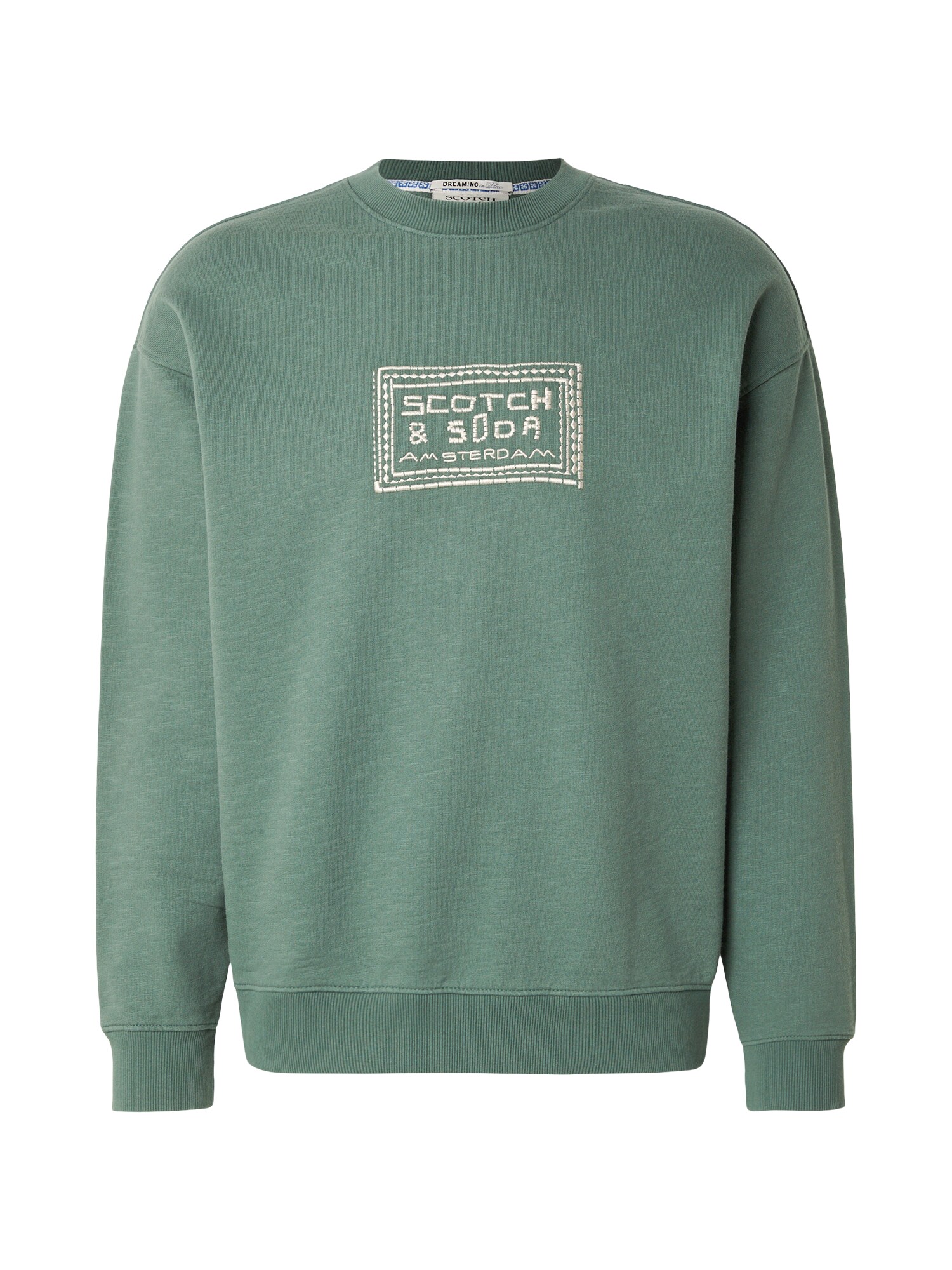 SCOTCH & SODA Bluză de molton crem / verde