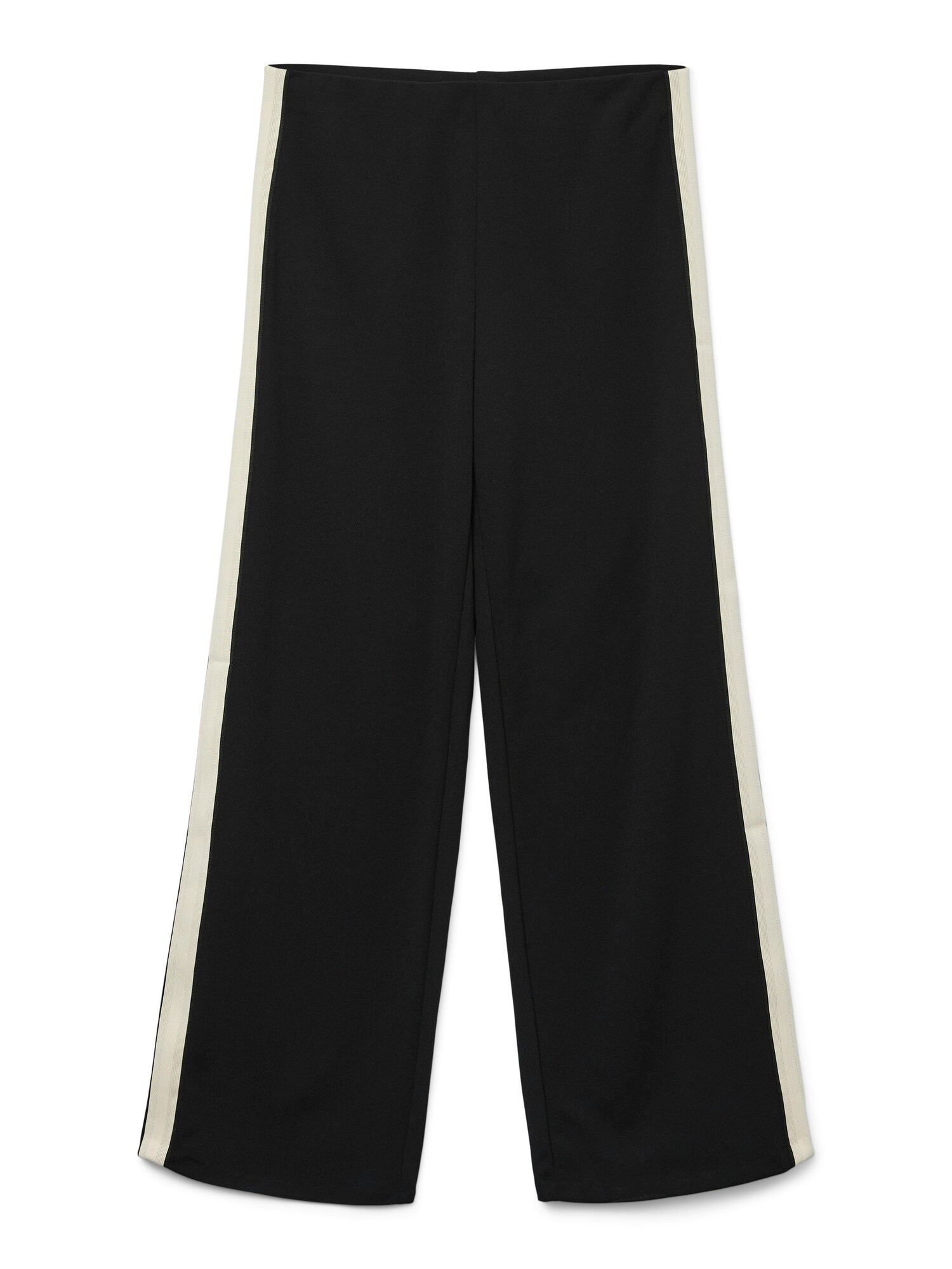 VERO MODA Nohavice 'VMBerlin'  svetlobéžová / čierna