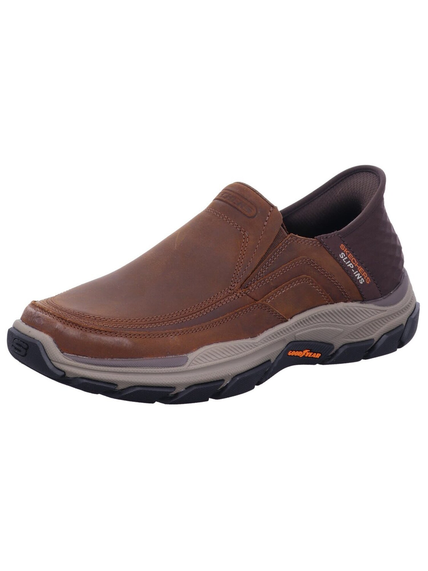 SKECHERS Zapatillas de casa 'Slipper Herren 204810 CDB Nubukleder in braun'  marrón