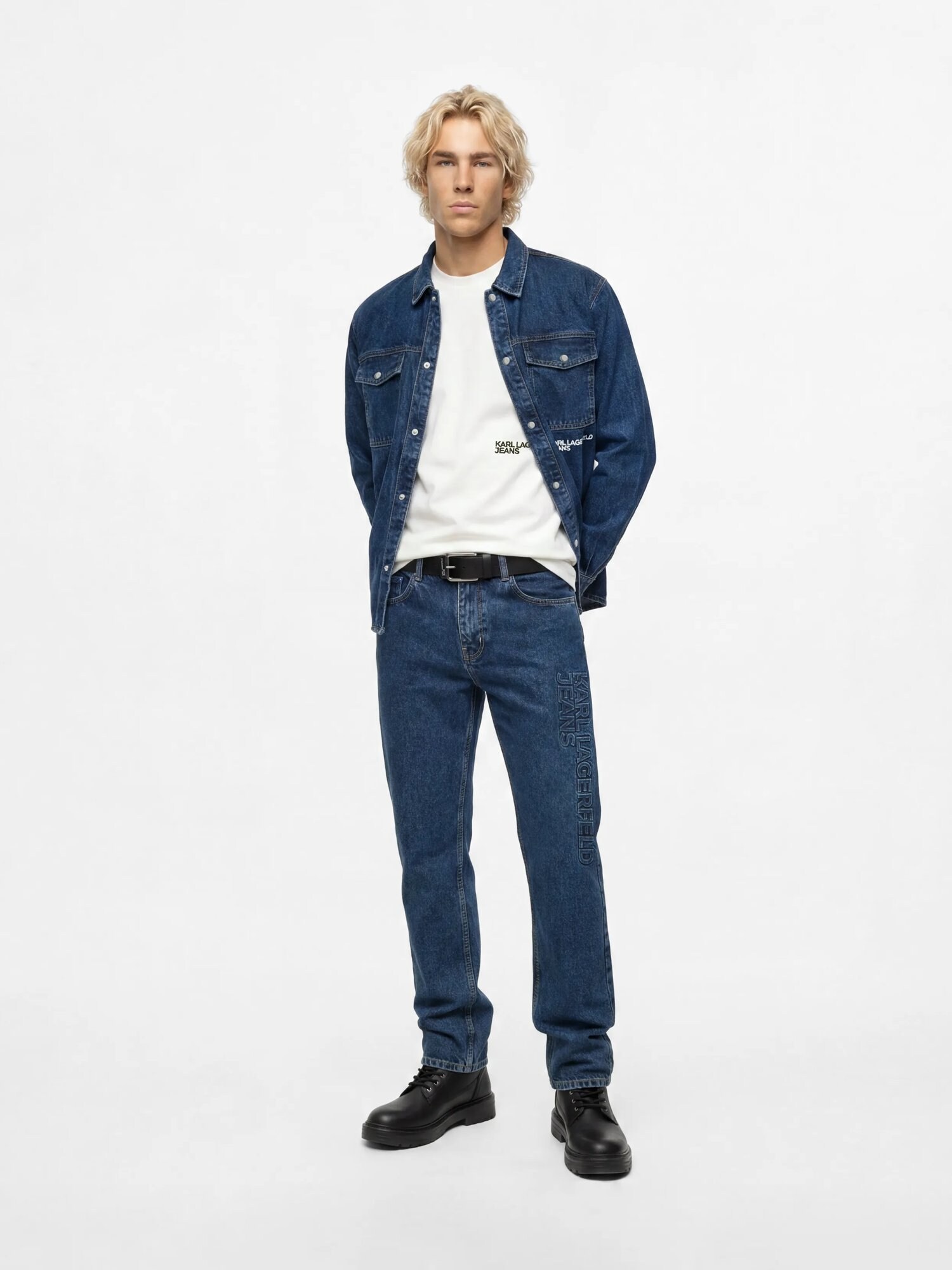 KARL LAGERFELD JEANS Vaquero azul oscuro – imagen 16