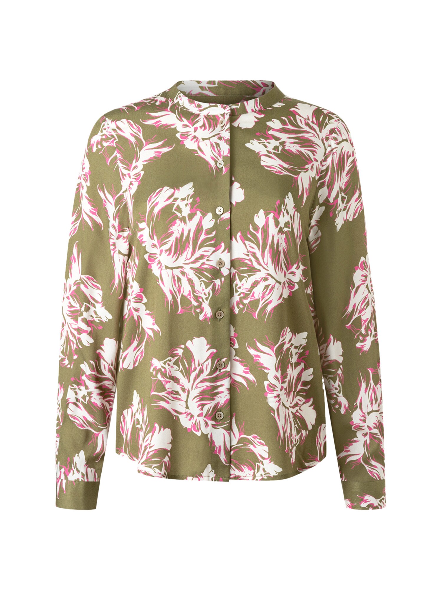 MAERZ Muenchen Blusa  oliva / rosa / blanco