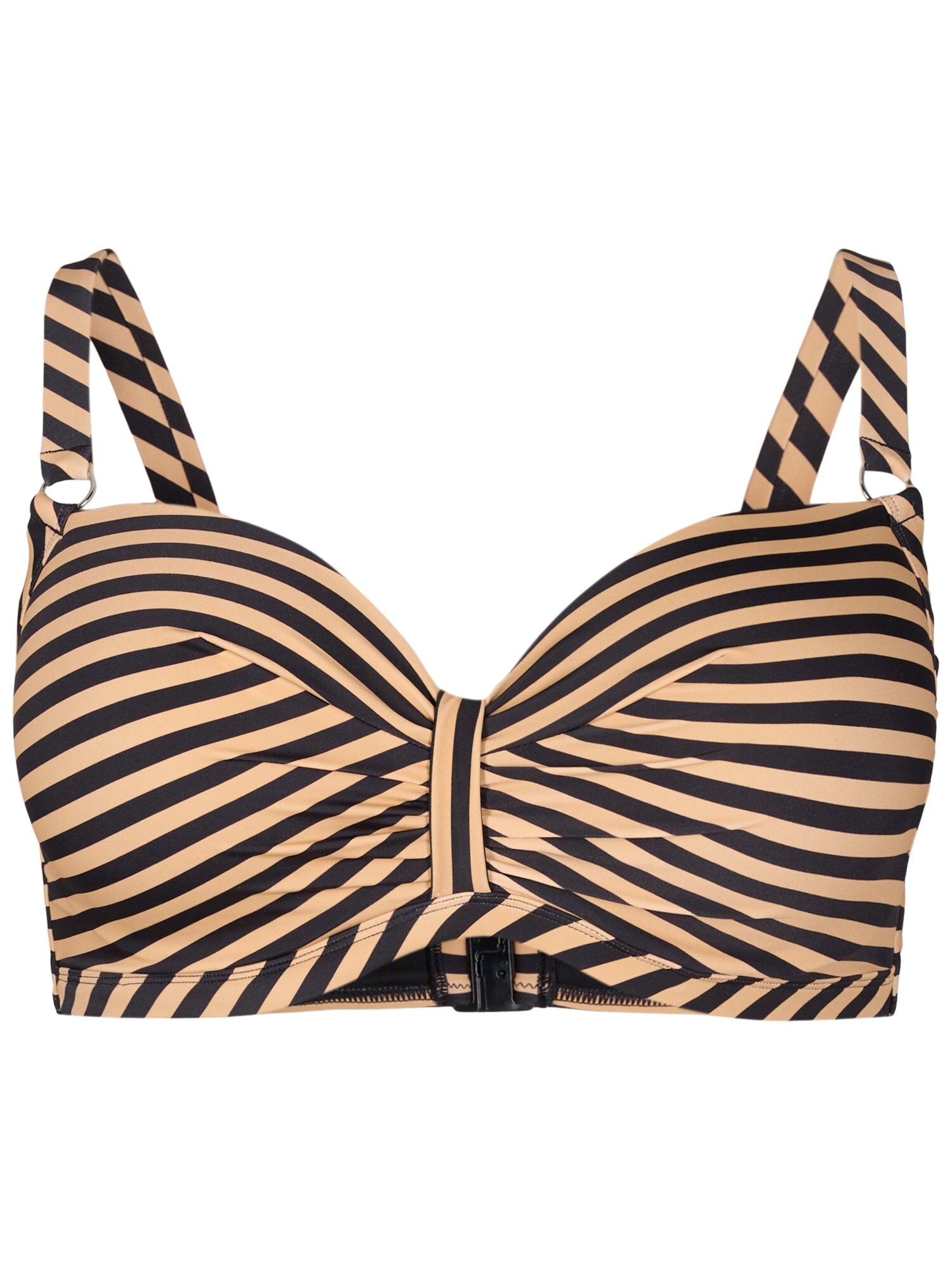 Swim by Zizzi Sutien costum de baie Tenna  maro mokka / negru