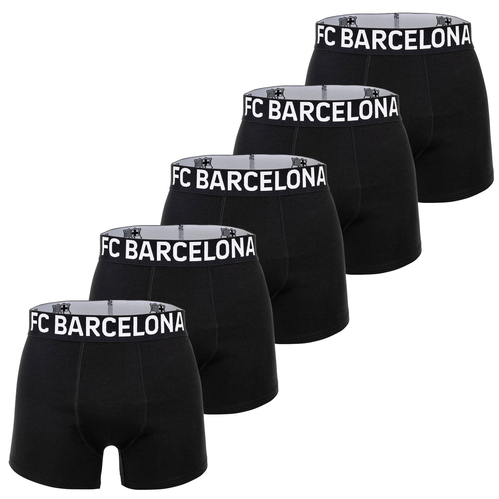FC Barcelona Calzoncillo boxer  negro / blanco