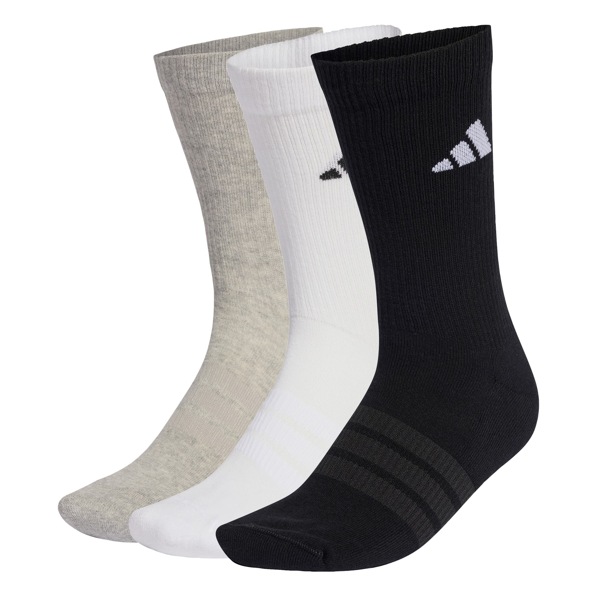 Adidas Sportswear Sportsokken 'Ess' Greige / Zwart / Wit