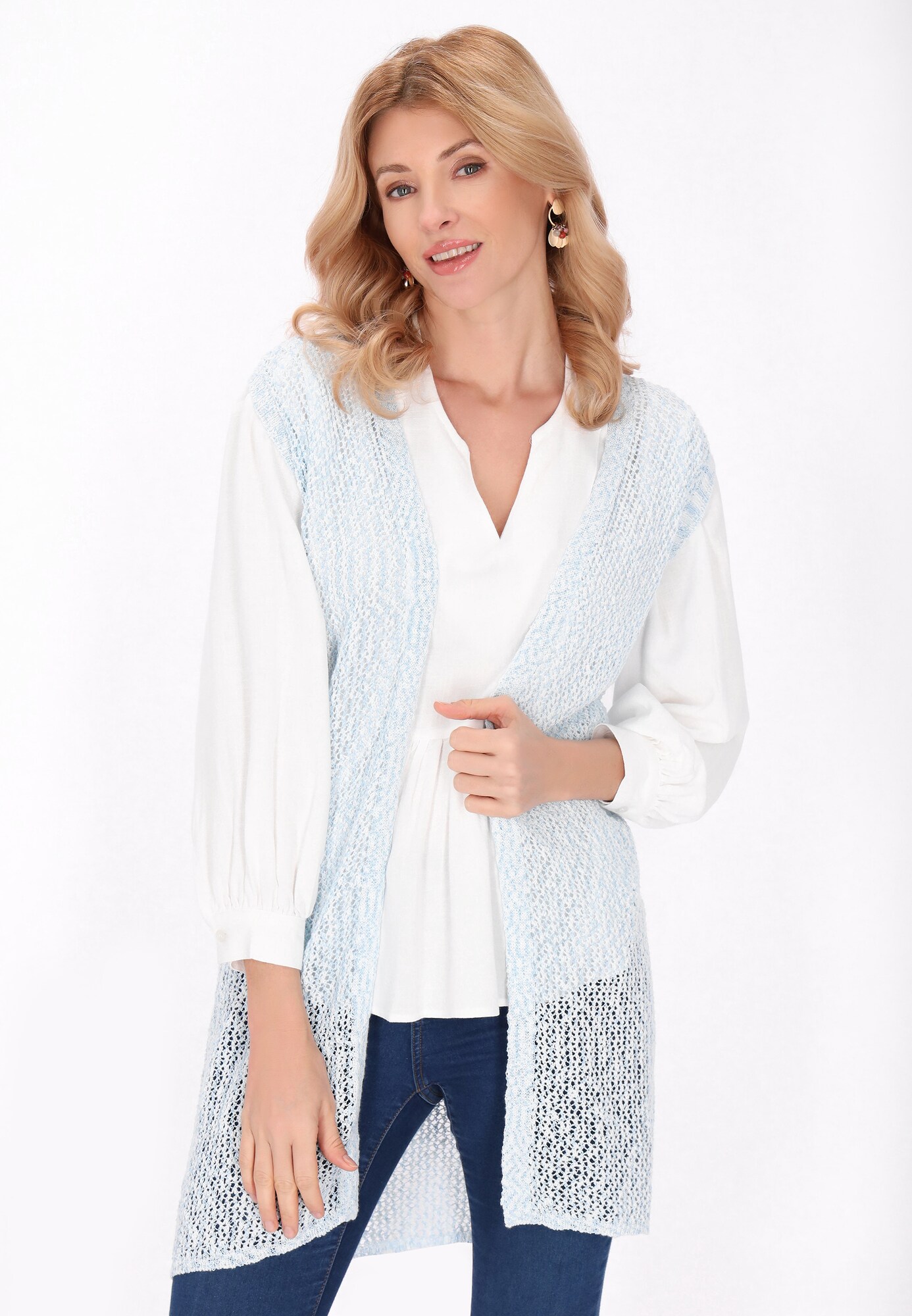 Thumbnail - usha FESTIVAL Strickweste Fashion Look