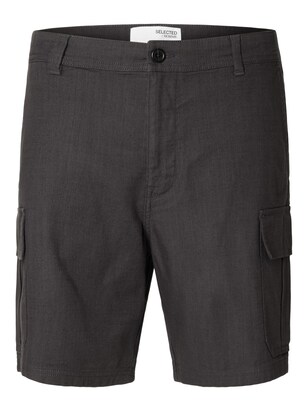 Selected Homme Cargobroek ‘OLAF’ Basaltgrijs