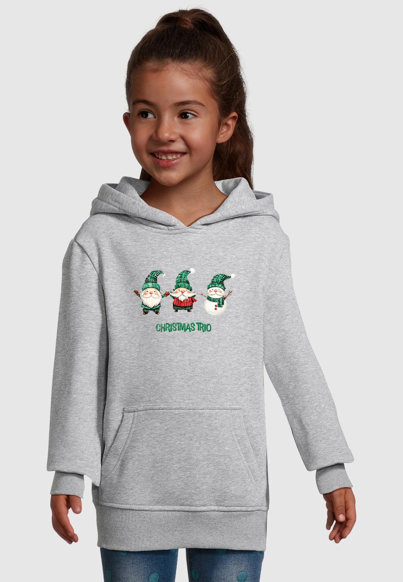 Thumbnail - Sweatshirt 'Christmas Santa Trio'