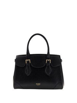 GUESS Bolso de hombro 'Guess Sac Bandoulière Diana Maxi Satchel Black'  negro