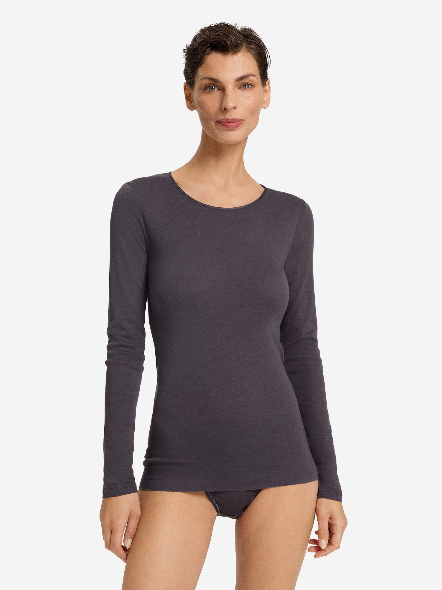 Thumbnail - Hanro Longsleeve Cotton Seamless