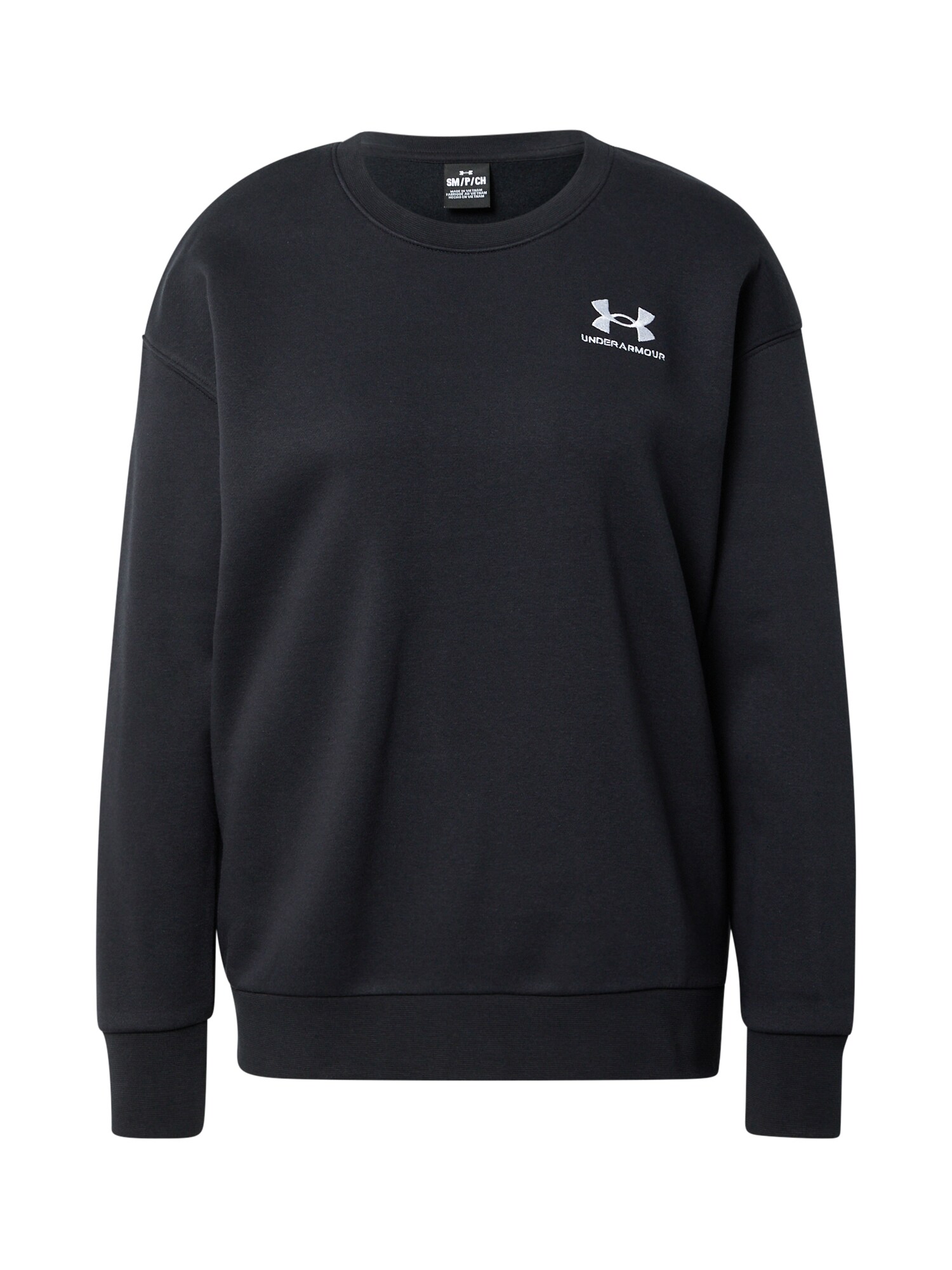 UNDER ARMOUR Hanorac sport Essential  negru / alb