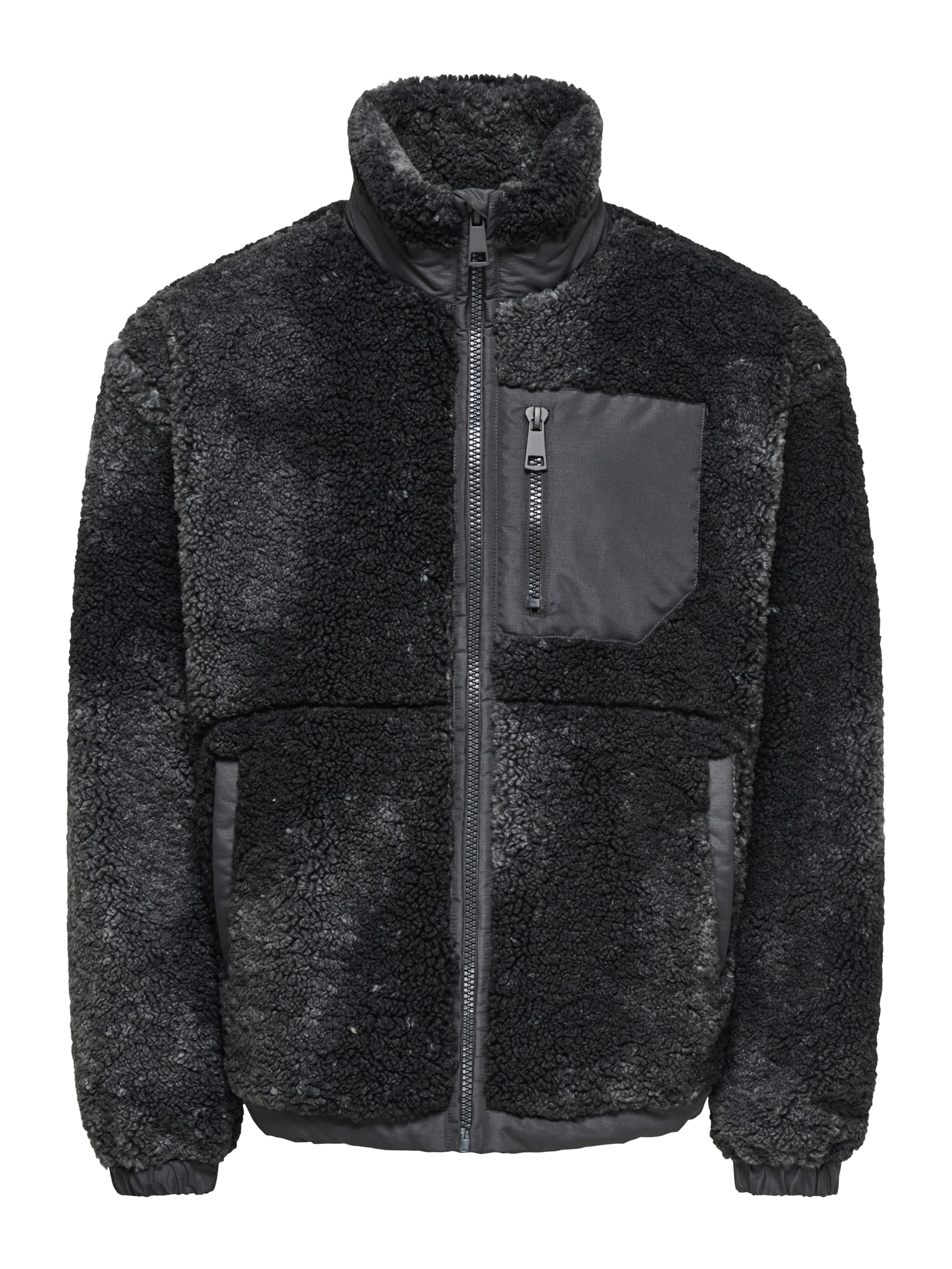 Only & Sons Flis jakna 'ONSTHOR' tamo siva