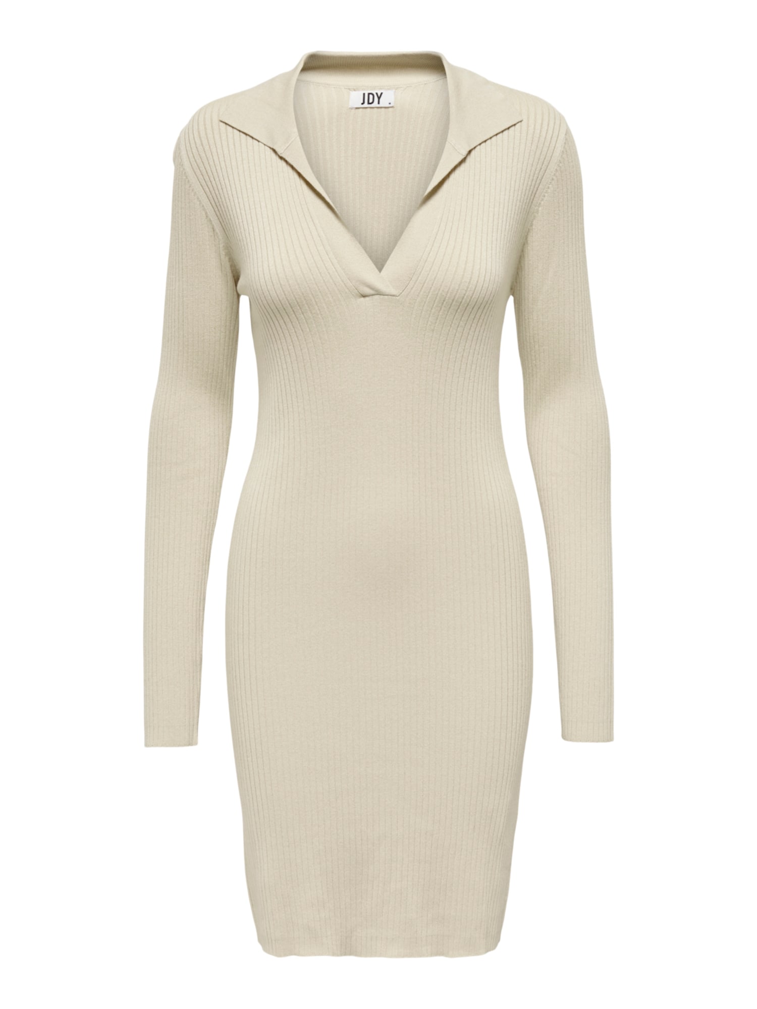 JDY JDY Strickkleid 'PLUM' grau / hellgrau